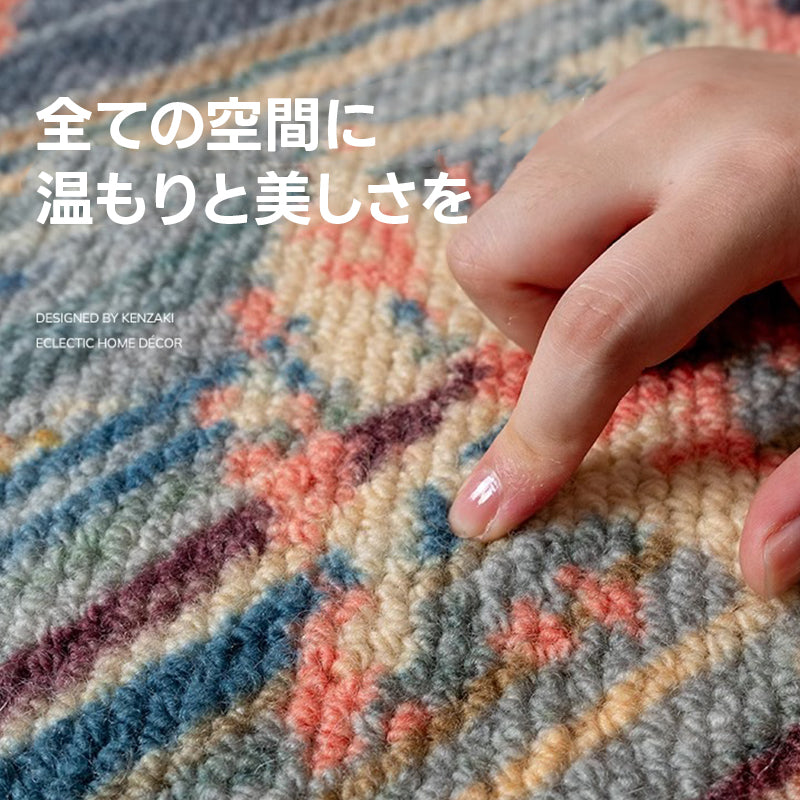 【在庫処分セール】Voyage 高級ニュージーランド産ウールラグ
