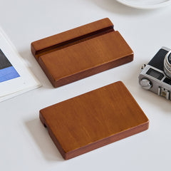 Woody Prime Box ツゲ材スマホスタンド【高級天然ツゲ材】