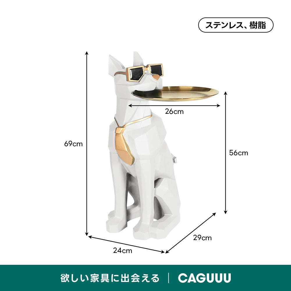ティッシュボックス一体型ドッグトレー