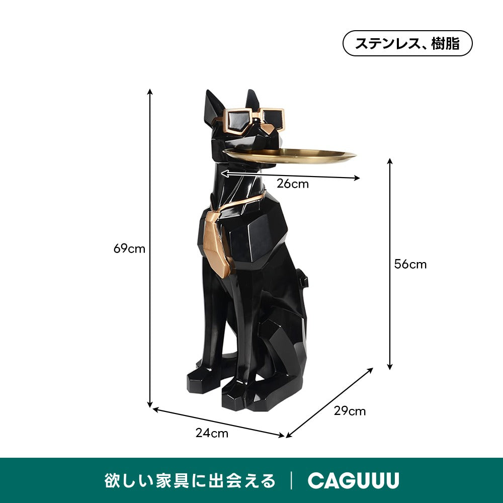 ティッシュボックス一体型ドッグトレー