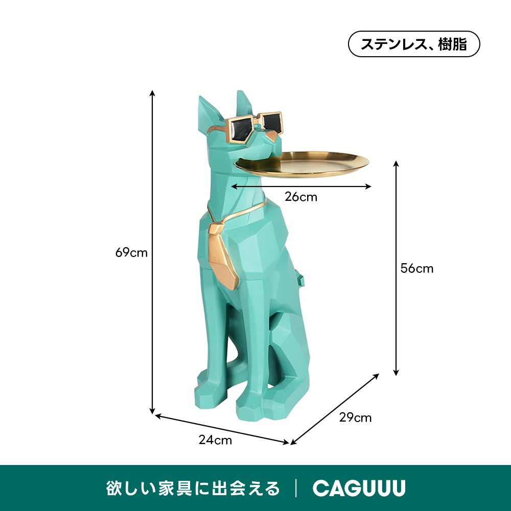 ティッシュボックス一体型ドッグトレー
