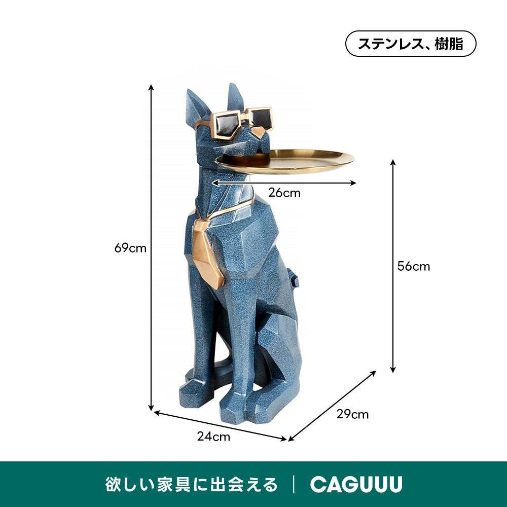 ティッシュボックス一体型ドッグトレー