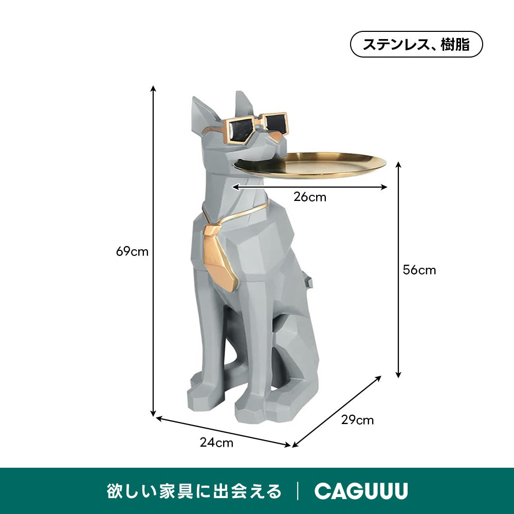ティッシュボックス一体型ドッグトレー