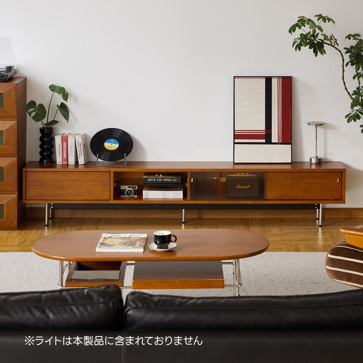 【売れ筋】Woody Prime Box 扉付きウッドTVボード|高品質木材が生み出す味わい深いレトロカラー 【高級天然ツゲ材】