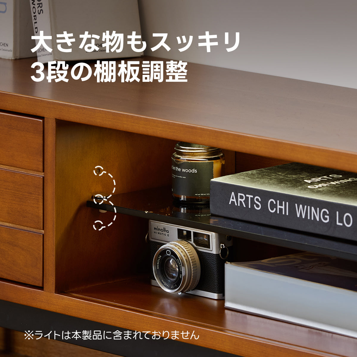 【売れ筋】Woody Prime Box 扉付きウッドTVボード|高品質木材が生み出す味わい深いレトロカラー 【高級天然ツゲ材】