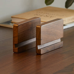 Woody Prime Walnut スマホスタンド【高級天然ブラックウォールナット材】