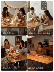 Woody Prime Cherry 天然木ダイニングテーブル【高級天然チェリー材】