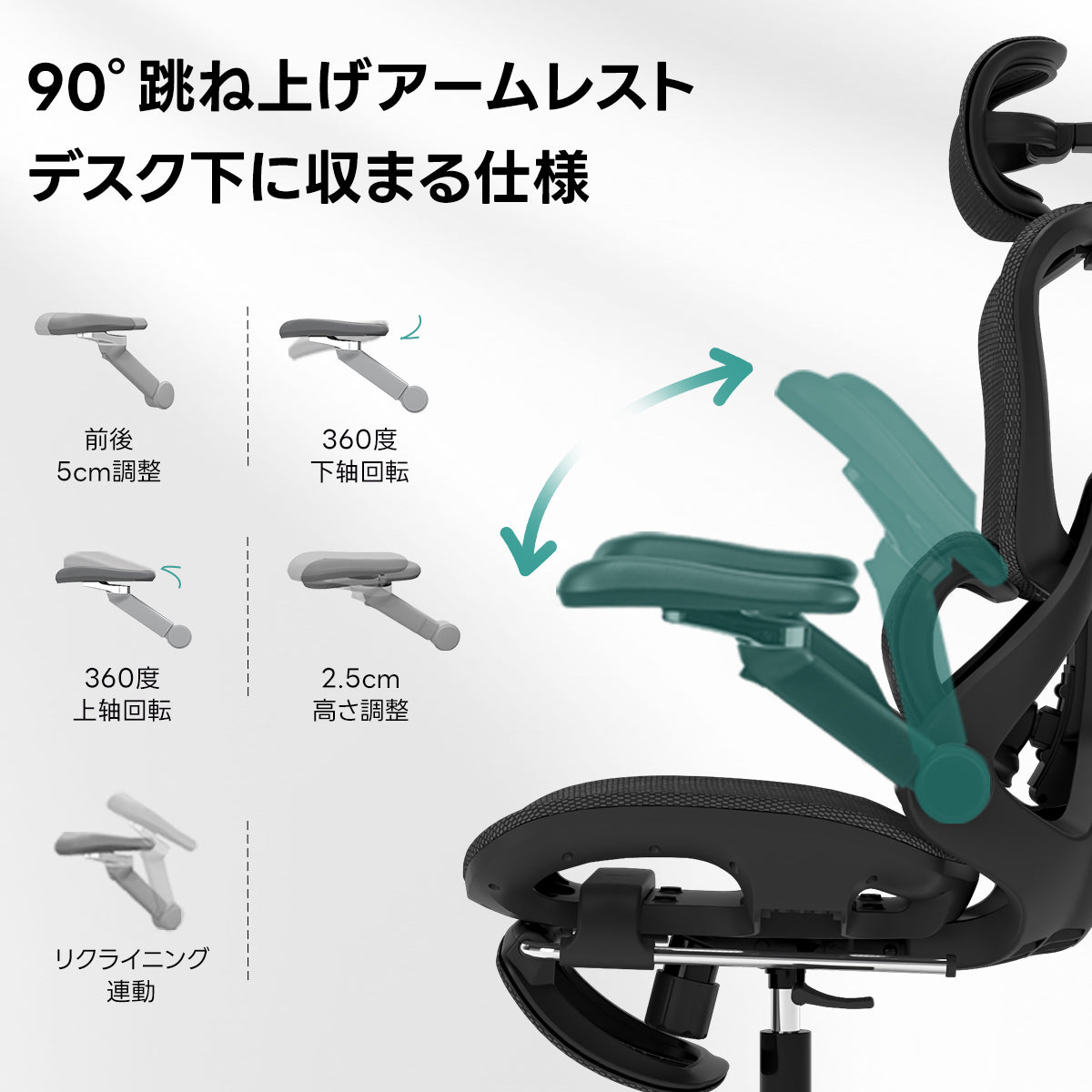 AXISU アクシスエルゴライズオフィスチェア