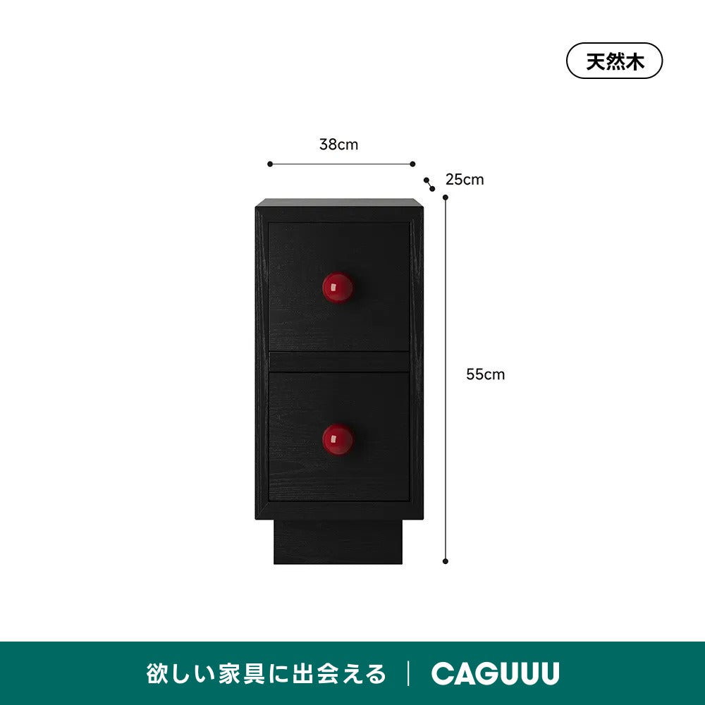 木製ベッドサイドテーブル