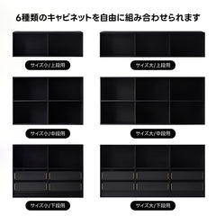 Woody Aura組み合わせ木製キャビネット【高級天然ホワイトアッシュ材】