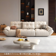 【OUTLET品】ペット対応マイクロファイバーリラックスリビングソファ