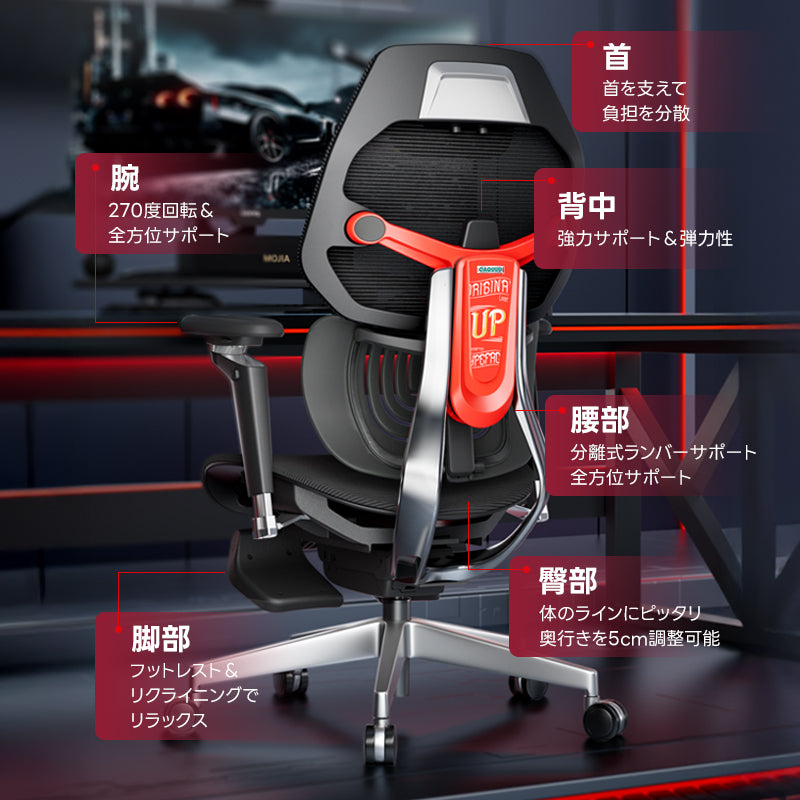 【OUTLET品】AXISU アクシスノヴァゲーミングチェア