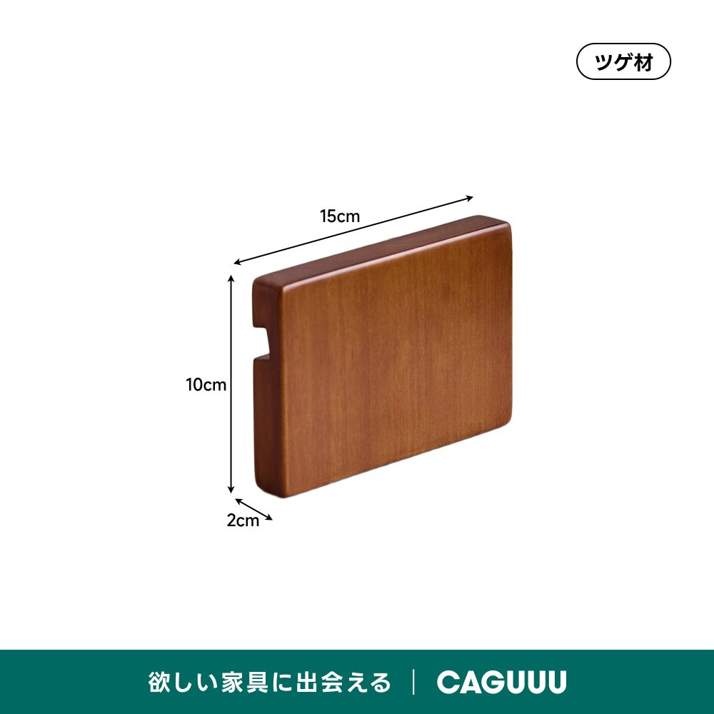 Woody Prime Box ツゲ材スマホスタンド【高級天然ツゲ材】