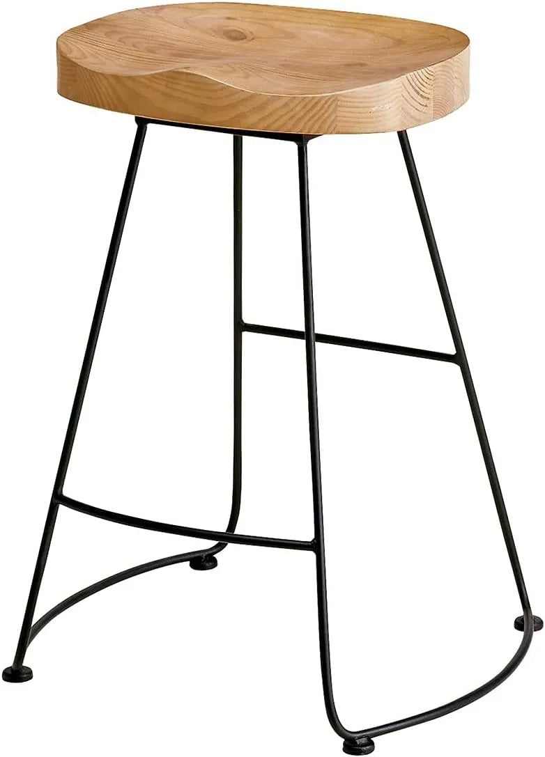 【OUTLET品】天然木座面バーチェア