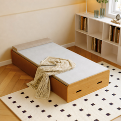【売れ筋】Kraft Paper アコーディオン型クラフトベッド