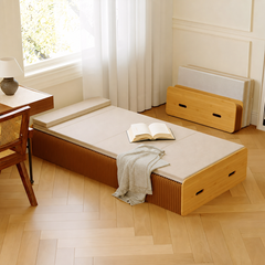【売れ筋】Kraft Paper アコーディオン型クラフトベッド