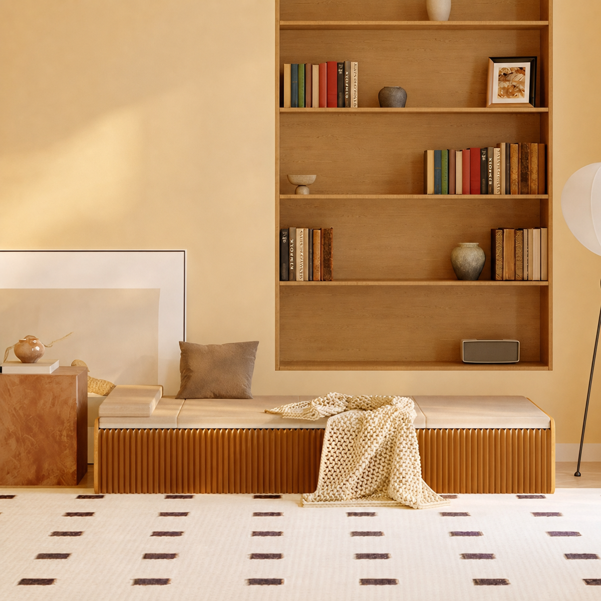 【売れ筋】Kraft Paper アコーディオン型クラフトベッド
