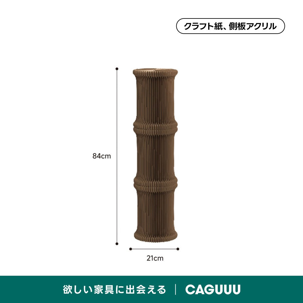 Kraft Paper バンブーサイドテーブル｜ディスプレイやテーブルなど多用途に重ねて使える竹デザイン