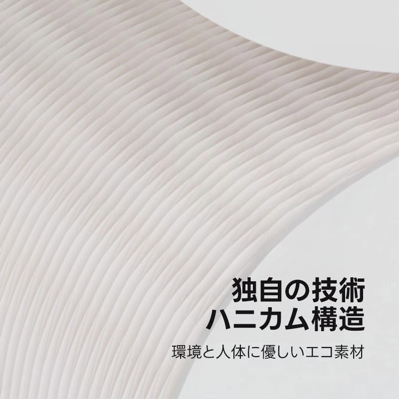 Kraft Paper エレガントウェーブテーブル｜引き伸ばすだけですぐに使える上品な折り畳み式テーブル