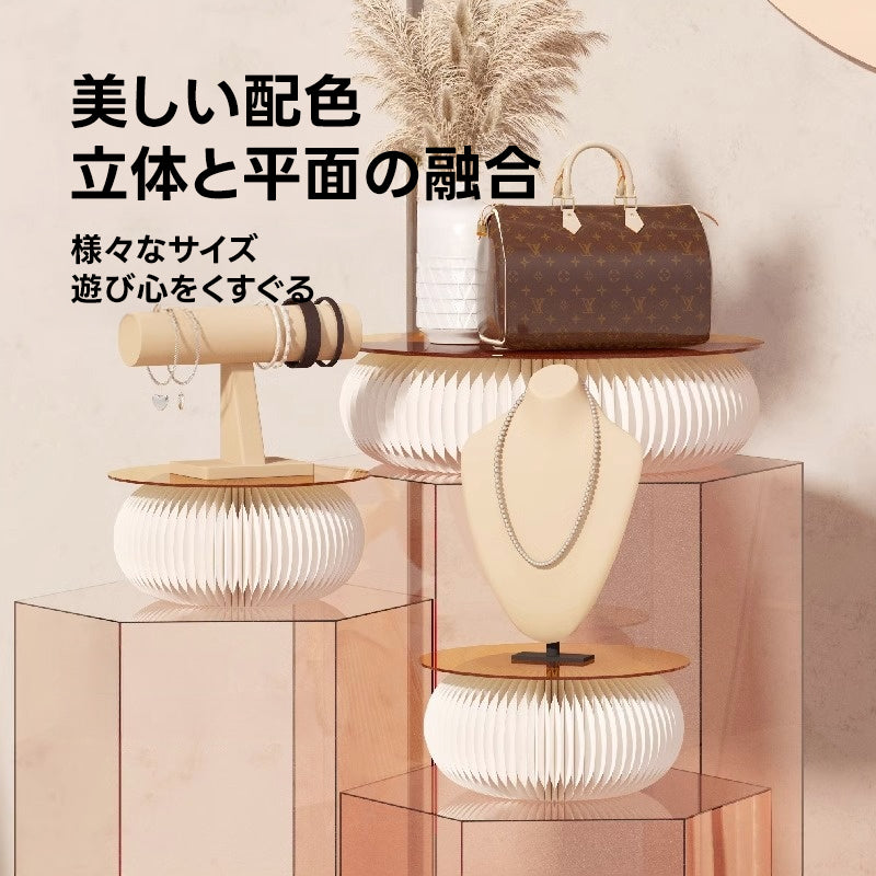 Kraft Paper 楕円デザインテーブル｜ディスプレイにも使える折り畳み式ローテーブル