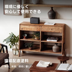 【在庫処分セール】オールドパイン材オープンシェルフ