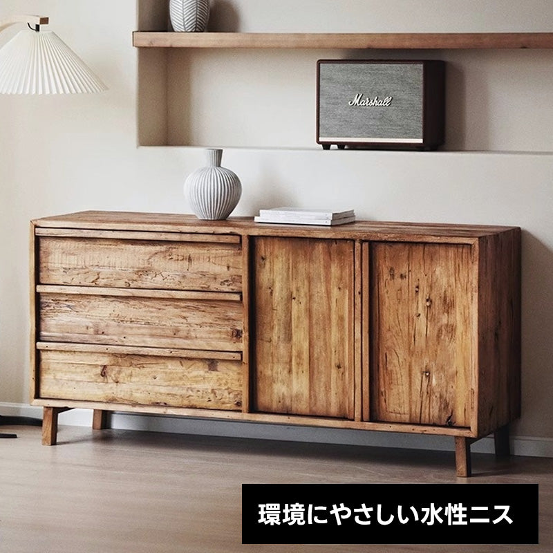【在庫処分セール】ニレ古材サイドボード