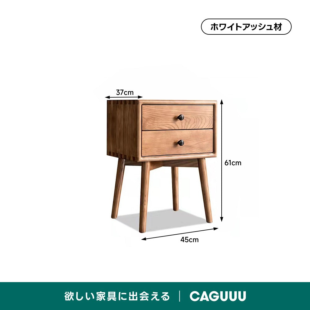 【在庫処分セール】ホワイトアッシュ材 ウッドラインナイトキャビネット