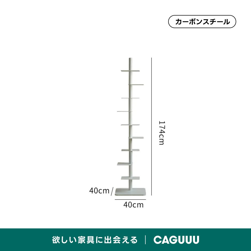 スリム回転式本棚