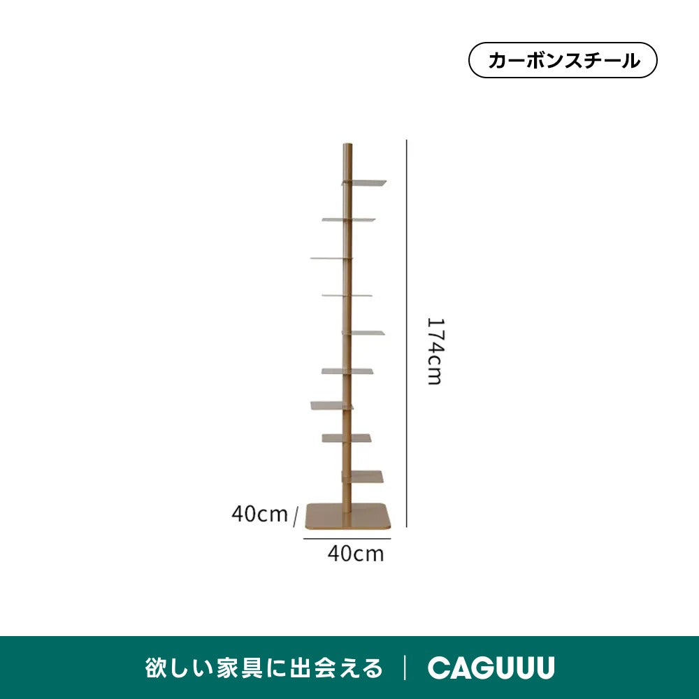 スリム回転式本棚