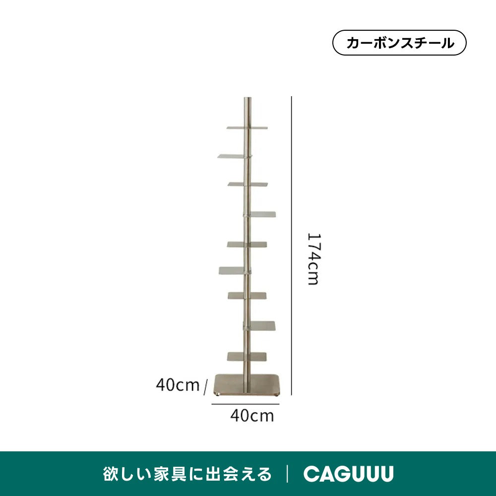 スリム回転式本棚