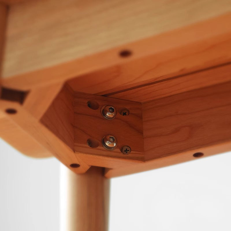 【在庫処分セール】Woody Prime Cherry 木製ナチュナルロングベンチ【高級天然チェリー材】