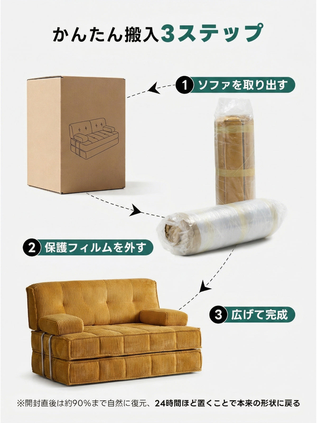 Soft Prime レトロ調ユニットソファベッド｜優れた耐久性と使い方が広がるデザイン