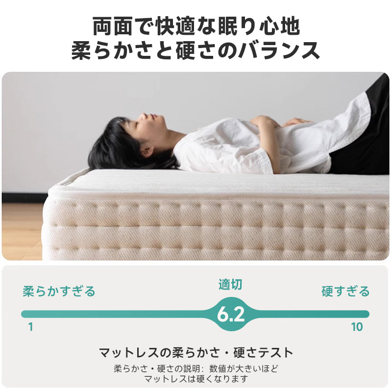【在庫処分セール】超小型独立センシングコイルマットレス