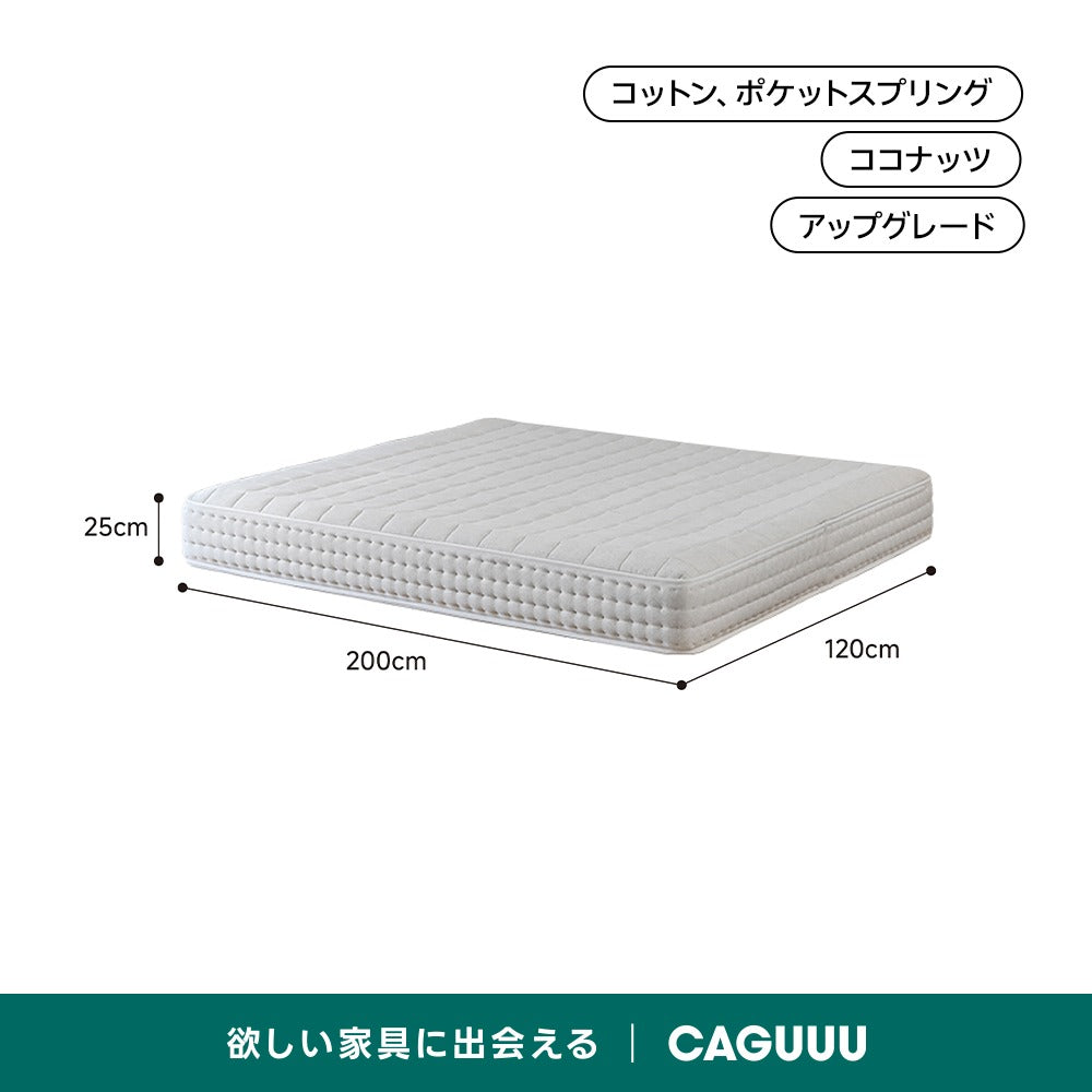 【在庫処分セール】超小型独立センシングコイルマットレス