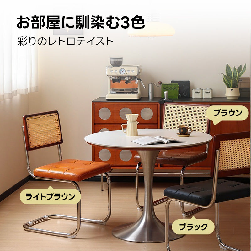 【在庫処分セール】Woody Prime Vintage Box モダン風ラタンミックスチェア【高級天然ツゲ材】【椅子2脚セット20%OFF】