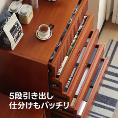 Woody Prime Vintage Box ナチュラルラインチェスト【高級天然ツゲ材】