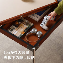 展開式ナチュラルテーブル｜耐久・耐熱・撥水性に優れた高機能天板