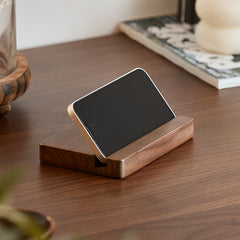 Woody Prime Walnut スマホスタンド【高級天然ブラックウォールナット材】