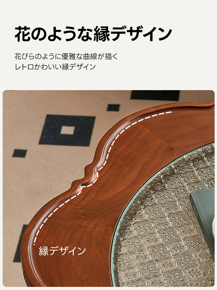 フラワーローテーブル