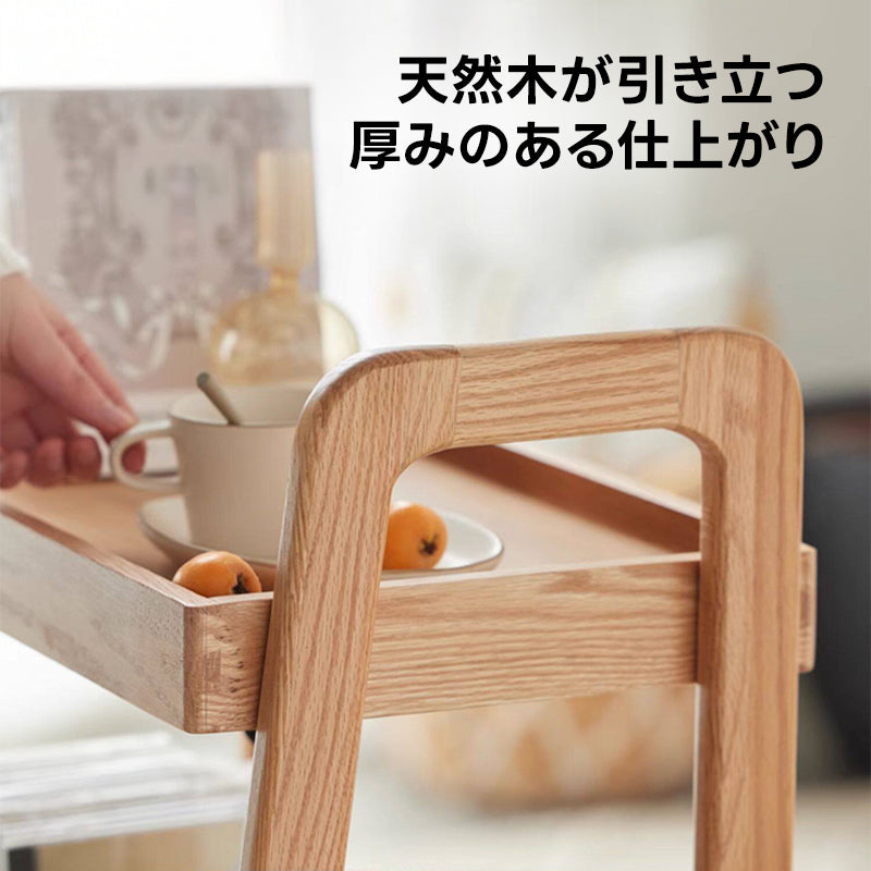 コンパクトサイドラック｜取り出しやすいオープン棚