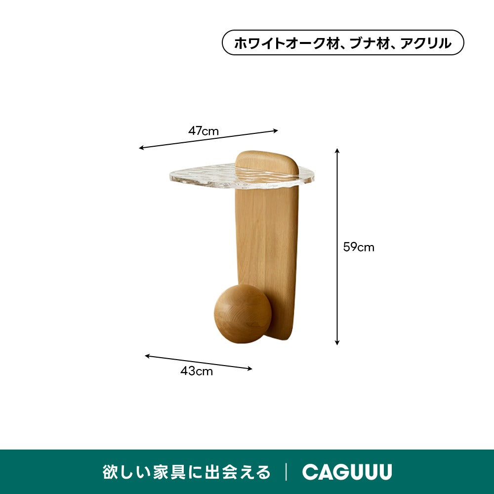 【在庫処分セール】ウッドクリアテーブル