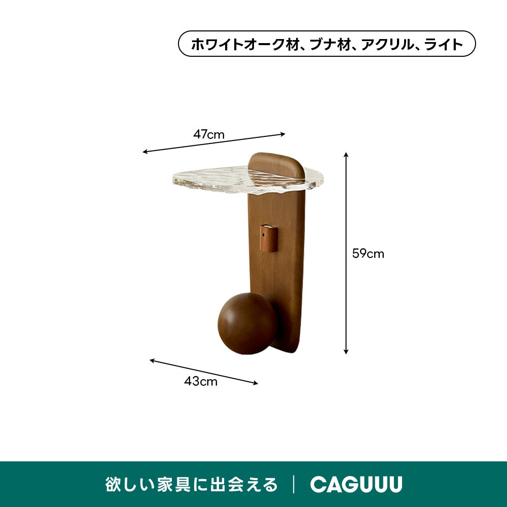 【在庫処分セール】ウッドクリアテーブル