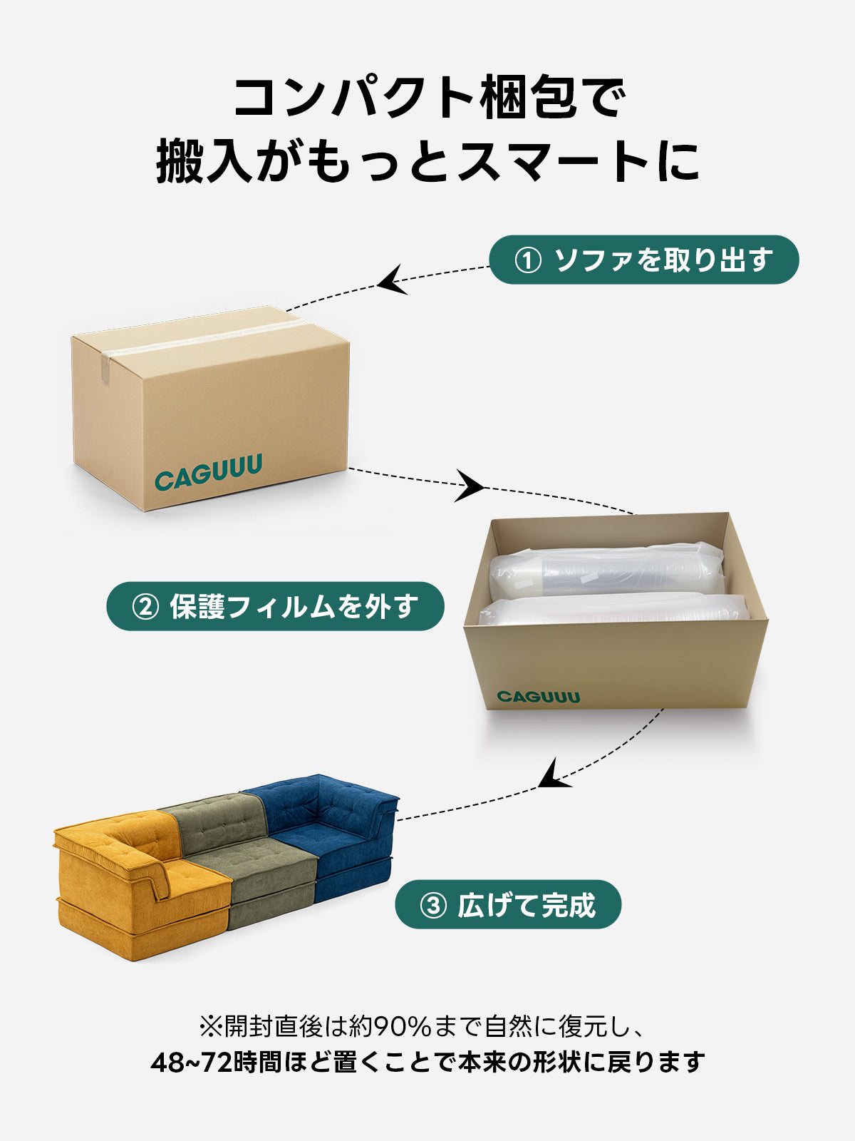 Soft Prime 自由に組み替えられる2WAYモジュールソファ｜ベッドのようにくつろげる、レイアウト自在のセパレート式でシェニール生地と高反発圧縮ウレタンで、心地よい座り心地が続く