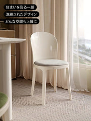 【OUTLET品】クリスタル調ダイニングチェア